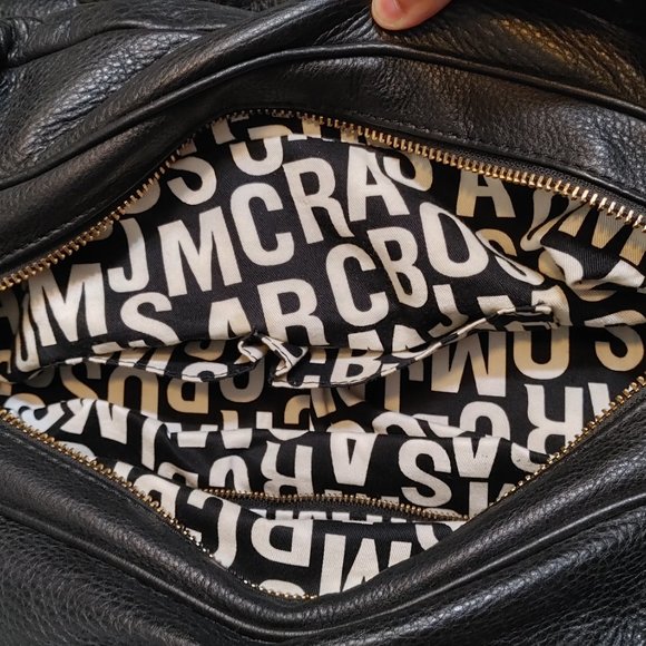 Authentic Classic Q Baby Groovee Satchel Marc by Marc Jacobs Black Leather - Picture 7 of 9